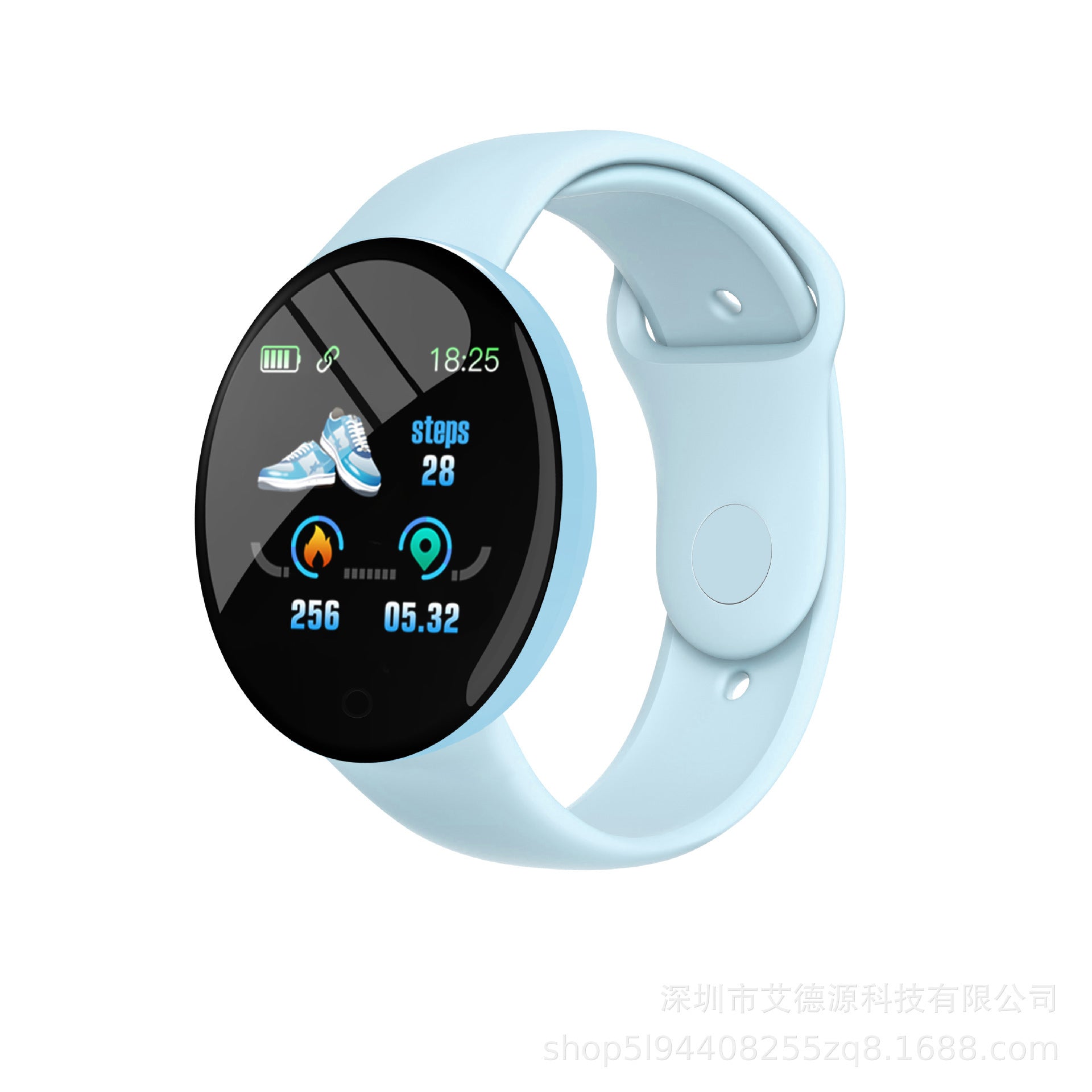 D18S Macaron Smart Bracelet Fitness Tracker