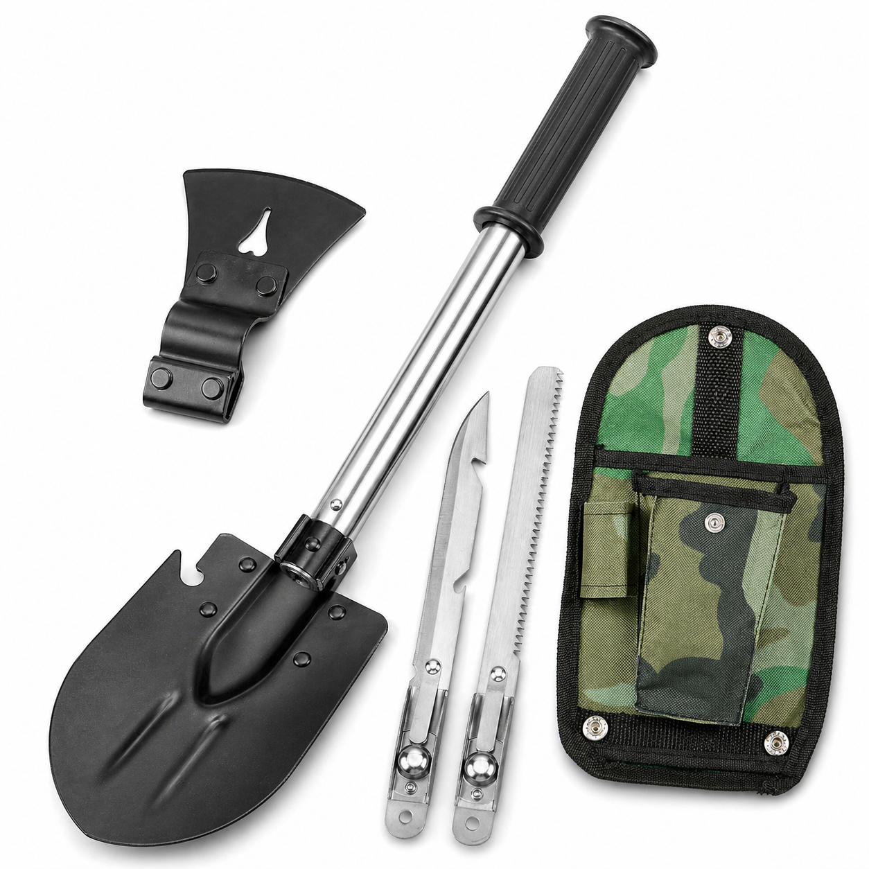 6-in-1 Outdoor Multi-Tool Survival Kit