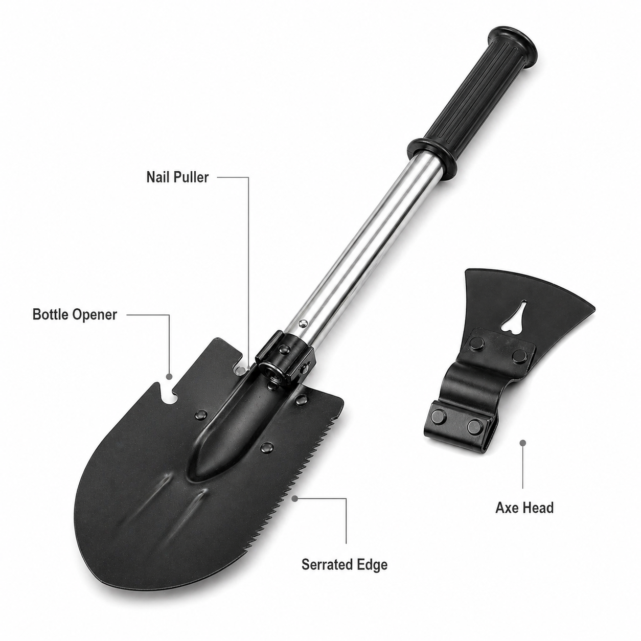 6-in-1 Outdoor Multi-Tool Survival Kit