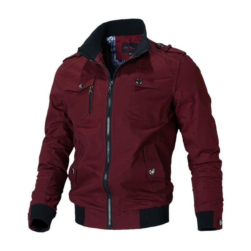 Men's Lightweight Windproof Bomber Jacket