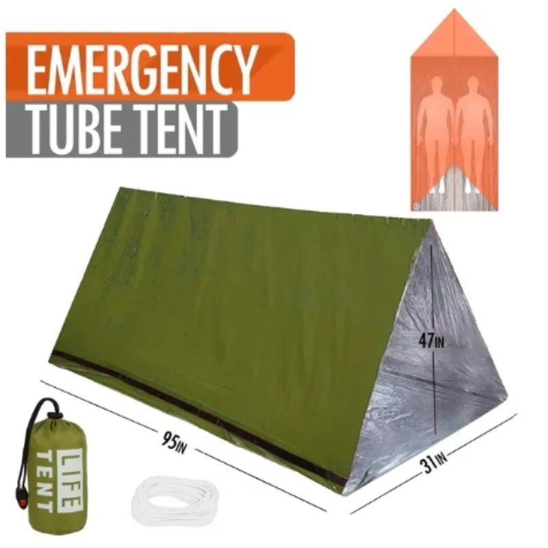 2-Person Waterproof Emergency Camping Tent