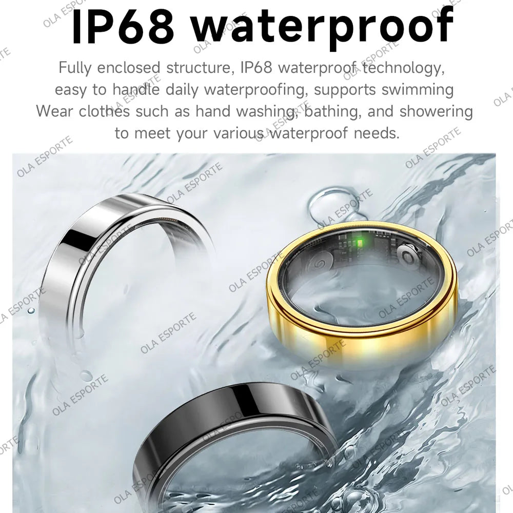 Smart Ring with Heart Rate & Sleep Monitoring