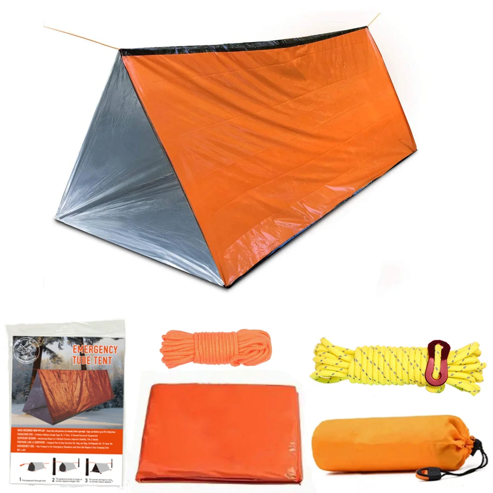 2-Person Waterproof Emergency Camping Tent