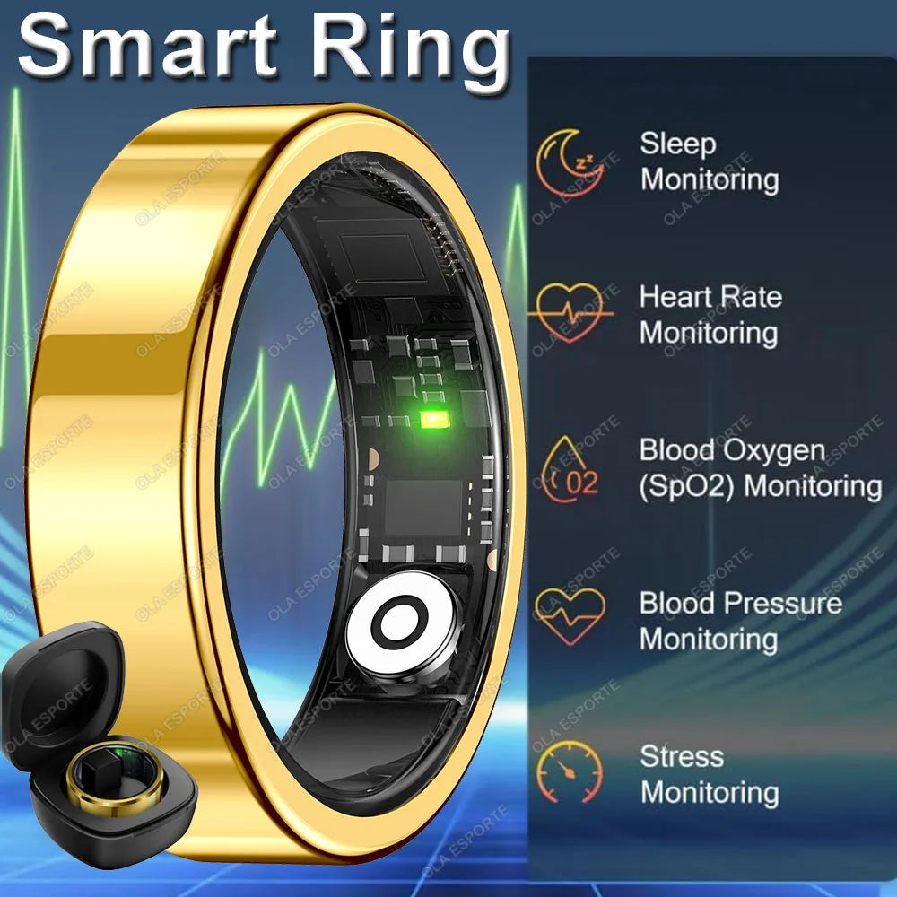 Smart Ring with Heart Rate & Sleep Monitoring