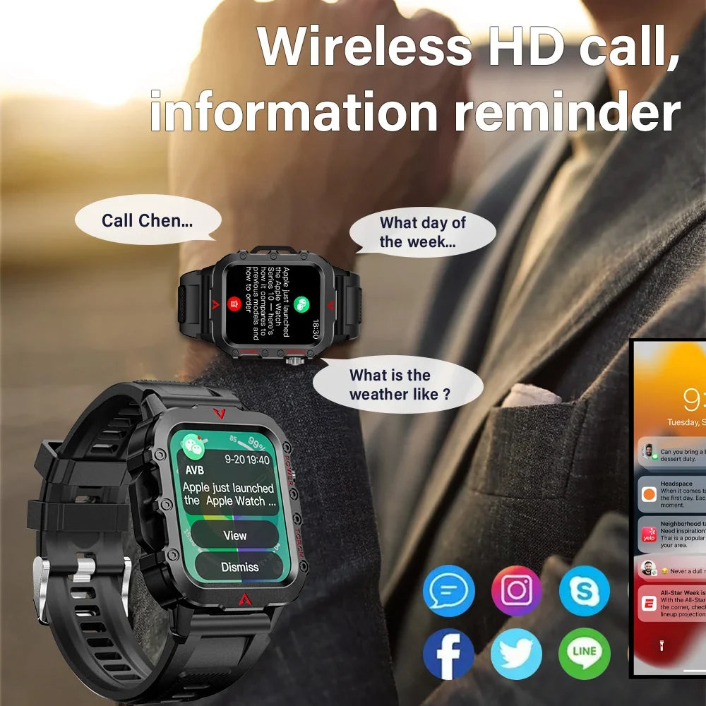 LAXASFIT New Men's Smart Watch