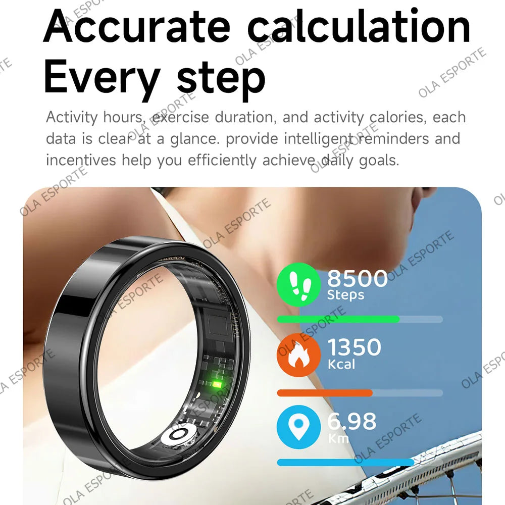 Smart Ring with Heart Rate & Sleep Monitoring