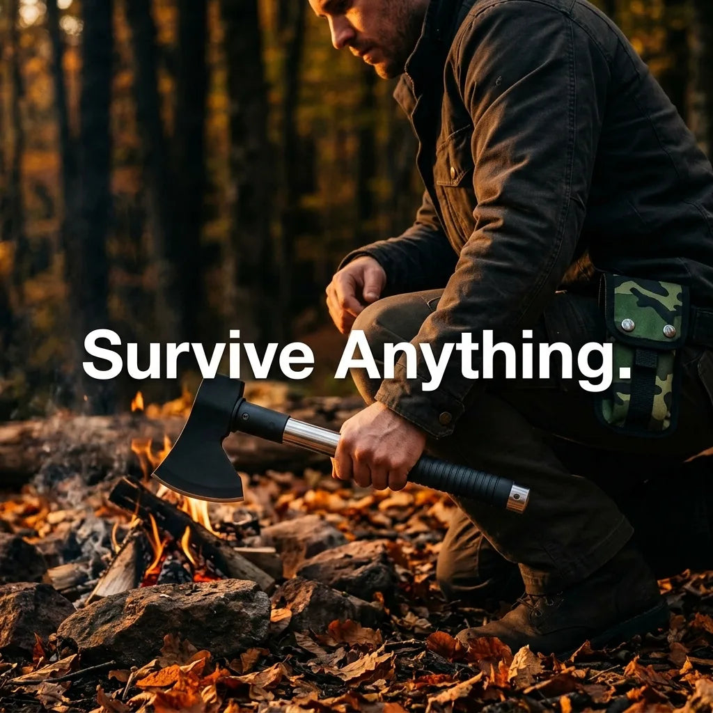 6-in-1 Outdoor Multi-Tool Survival Kit