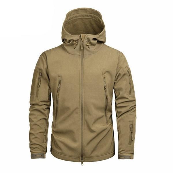 Men's Lightweight Green Camouflage Outdoor Jacket