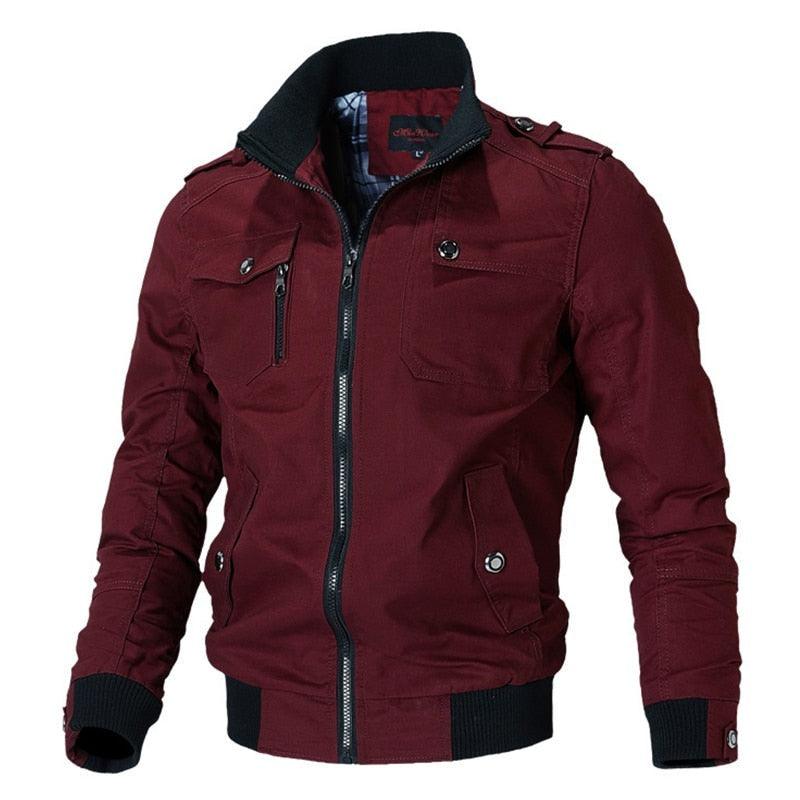 Men's Lightweight Windproof Bomber Jacket