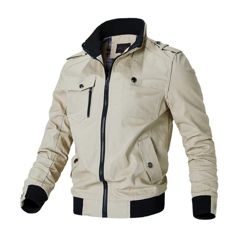Men's Lightweight Windproof Bomber Jacket
