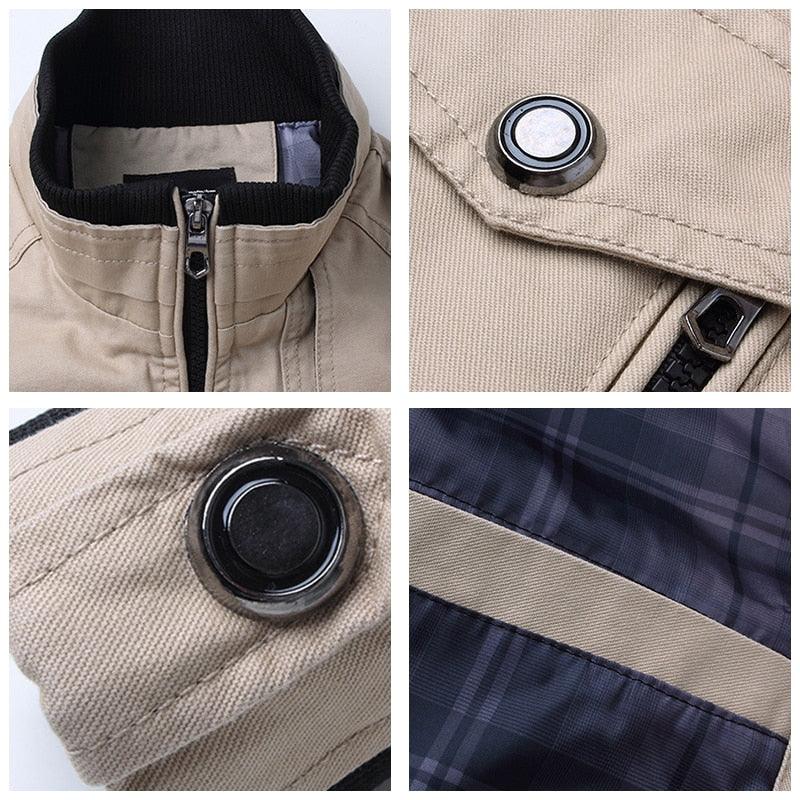 Men's Lightweight Windproof Bomber Jacket